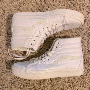 Vans Sk8-Hi Canvas True White